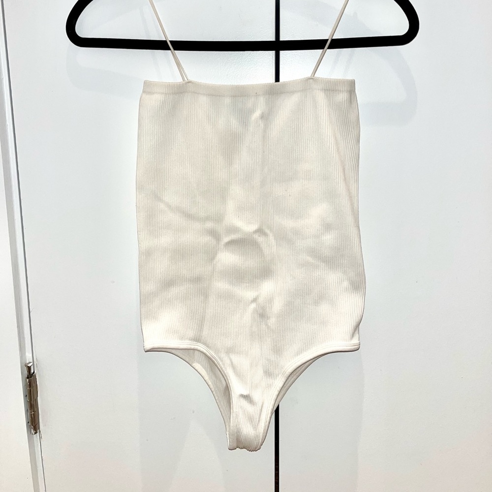 Zara white bodysuit